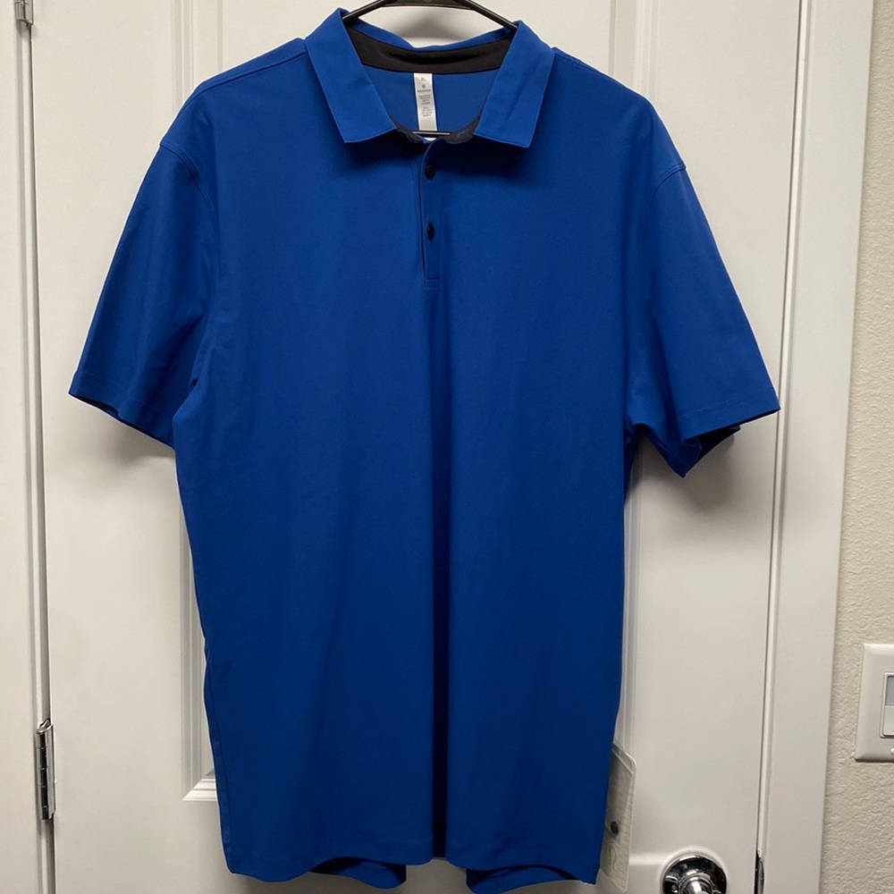 Mens Lululemon - Dark Royal Twill Chill Polo - XL